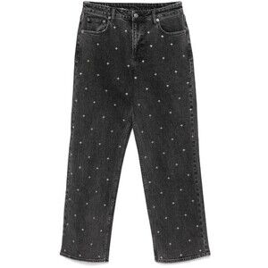 $280 KSUBI Low Rider Lovestruck Charm Studded Jeans Pants NEW WITH TAGS Size 28
